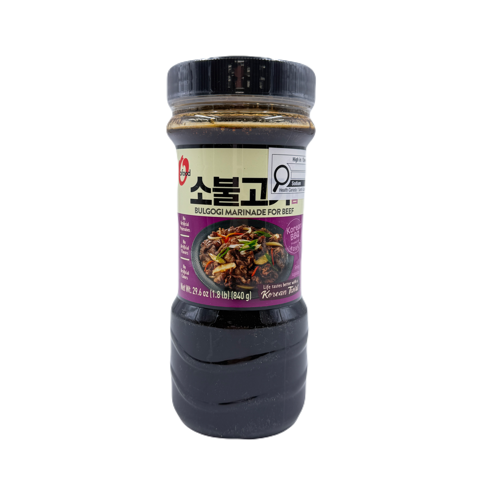 DS BULGOGI SAUCE (840G*12) 청정원 소 불고기 양념